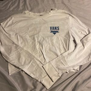 EUC Vans Long Sleeved Crop Top